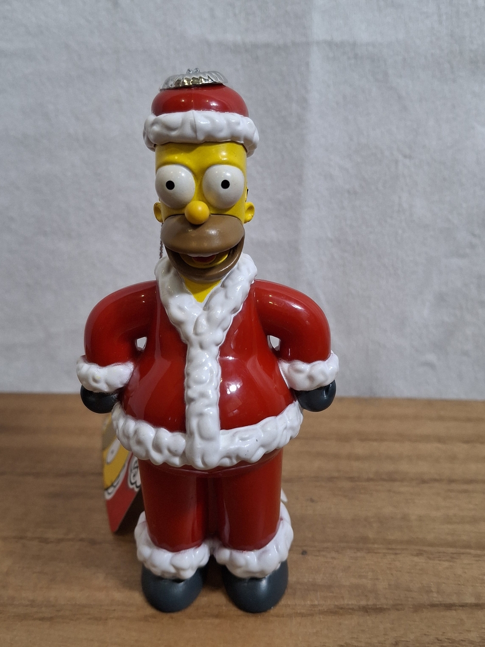 The Simpsons Homer Simpson Decoupage Santa Suit 4" Christmas 3D Ornament NWT